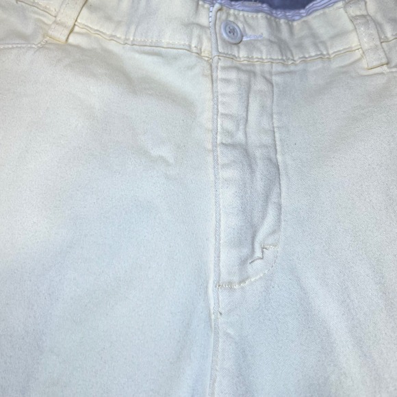 Lee Capri Pants Womens 14 Petites Yellow Comfy Stretch Casual Fall Spring - Picture 8 of 14